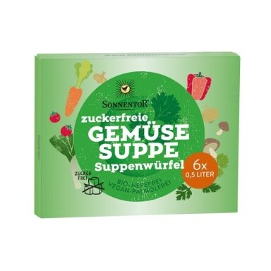 Daržovių sultinio kubeliai, 60 g