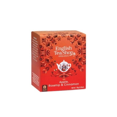 English Tea Shop - Obuolių, erškėtrožių ir cinamono arbata, 16g English Tea Shop - Obuolių, erškėtrožių ir cinamono arbata, 16g
