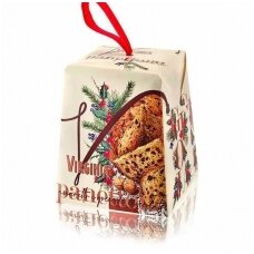 Itališkas kalėdinis pyragas "Panettone" dėžutėje su šokoladu, 100 g