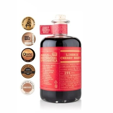 Likeris "Cherry brandy", 0,5l Likeris "Cherry brandy", 0,5l