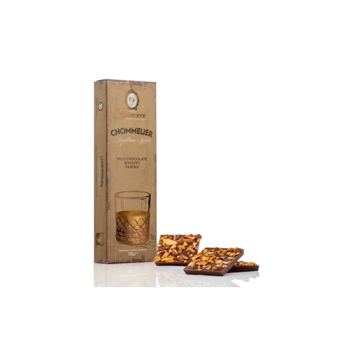 Šokoladas Whiskey, Laurence, 100g