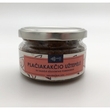 Plačiakakčio užtepėlė su saulėje džiovintais pomidorais, 190 g