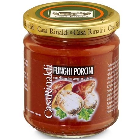 Pomidorų padažas su baravykais, 190 g Pomidorų padažas su baravykais, 190 g