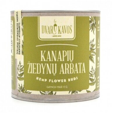 Kanapių žiedų arbata, 15g Kanapių žiedų arbata, 15g