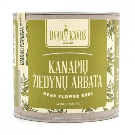 Kanapių žiedų arbata, 15g Kanapių žiedų arbata, 15g