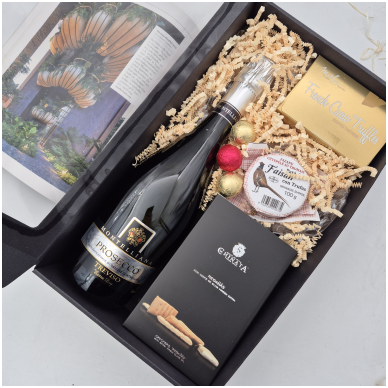 Rinkinys dėžutėje su prosecco 0,7 l 1