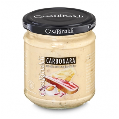 Sūrio ir grietinėlės padažas "Carbonara", 190 g