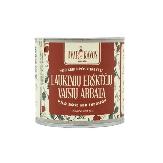 Laukinių erškėčių  vaisių arbata, 75g